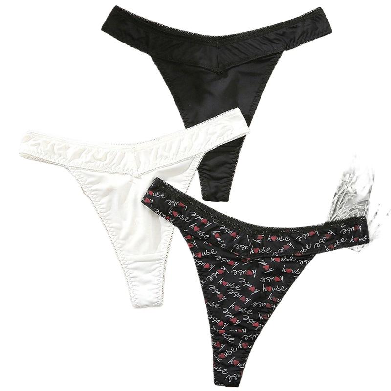 Women's Plus Size Seamless G String Sexy Lingerie Transparent Thong Panties Mesh Underwear