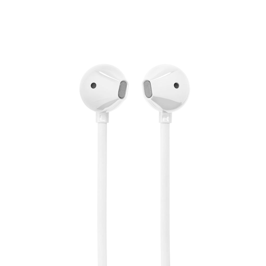 JBL TUNE 305C Wired In-Ear Earphones 12.5mm Dynamic Driver USB Type-C Hi-Res 96 kHz 24-bit Open-Type Microphone Flat Cable White