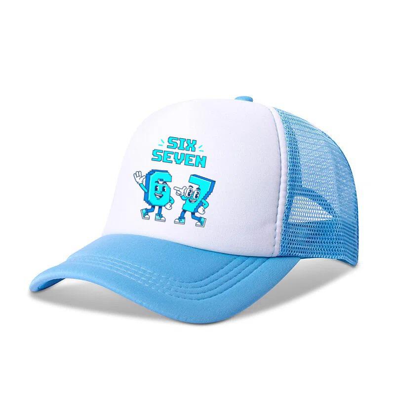 SAB Cartoon Mesh Baseball Cap: Breathable Dome for Hip Hop & Sports