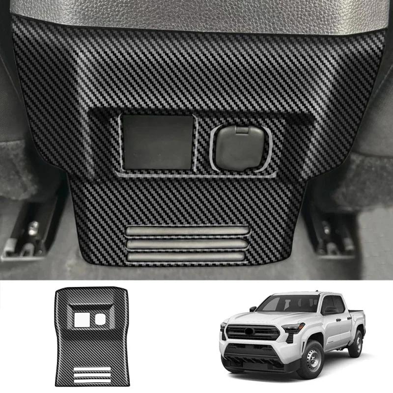 ABS Carbon Fiber For Toyota Tacoma 2024-2025 Central Control Trument Panel Steering Wheel Door Handle Interior Accessories