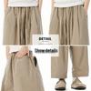 Baleno S&K Men's Cotton Drawstring Straight-Leg Casual Pants