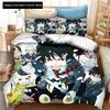 Fashion 3D Printing Anime Blue Exorcist Beding Set Soft Duvet Covers Pilowcases One Piece Warm Comforter Beding Sets Bedclothes Bed