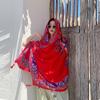 Women Shawl Wraps MODERN NEW SAGA Summer Beach Scarf Printed Stoles Female Thin Shawls Capes Tippet