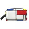 Cestovní Piet Mondrian Minimalistický De Stijl Toaletní taška Móda Moderní umění Organizér na make-up a kosmetiku Krása Úložný prostor Pouzdro Dopp Kit