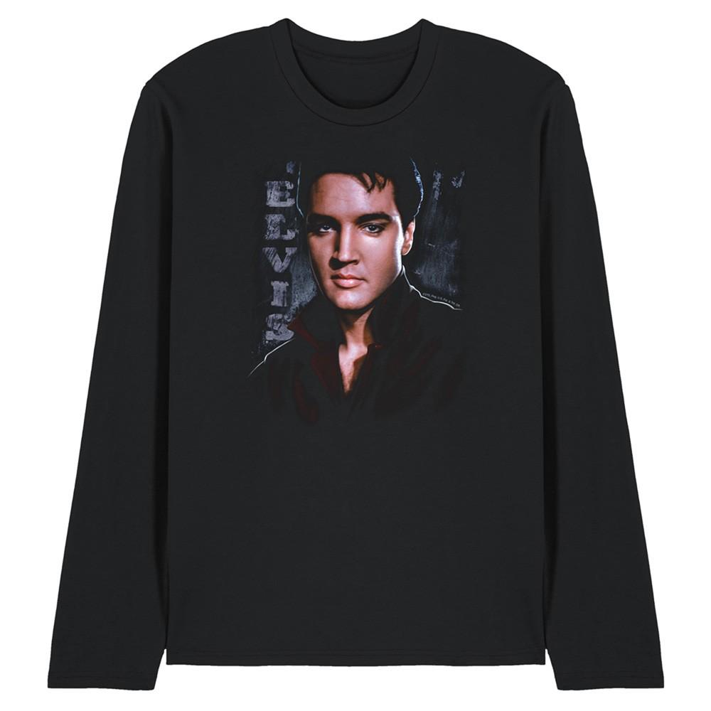 Elvis Presley Tough Unisex Long Sleeve T-Shirt S-2XL, Black