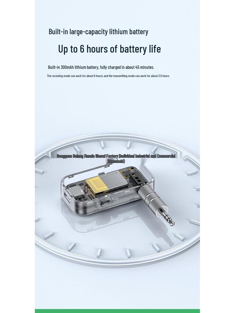 Bluetooth 5.3 Car AUX Audio Adapter & 3.5MM Receiver