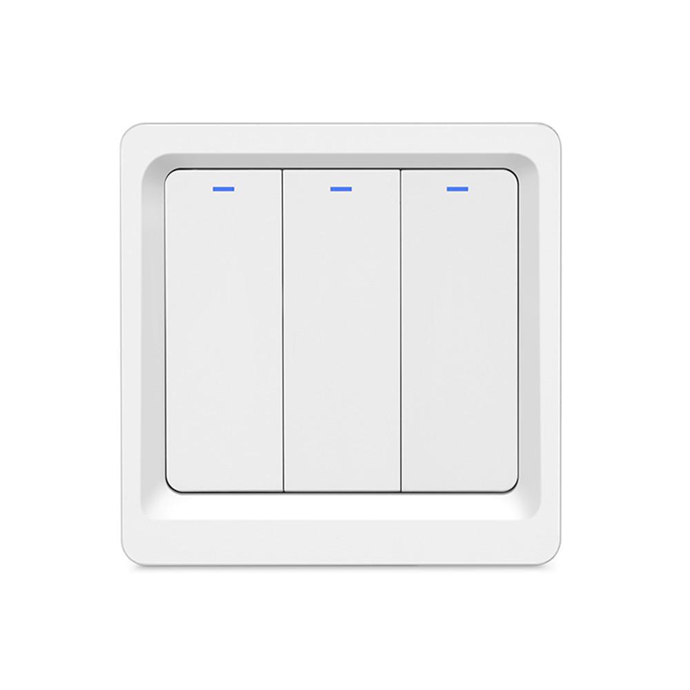 Zigbee Tuya Smart 3-Button Scene Switch with Bluetooth App Control