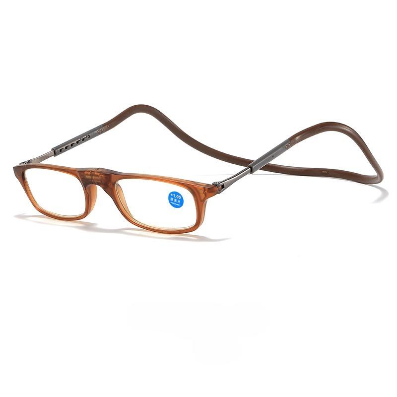 

Складные Портативные Магнитные Очки для Чтения для Мужчин Очки для Чтения с Магнитом Вешаются на Шею Очки для Пресбиопии Женские + 100 degrees