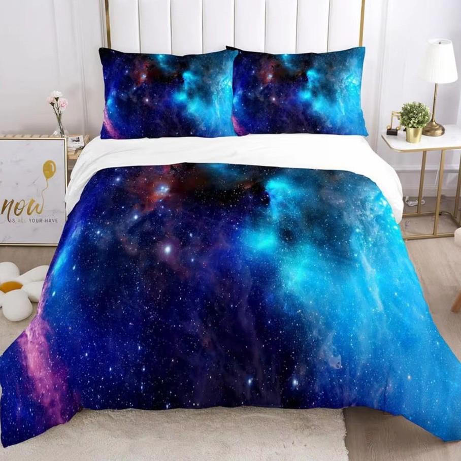 Dreamy Starry Sky Down Comforter Set - Bedding Set - 3-piece Duvet Cover Set