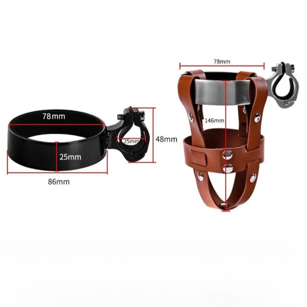 1pc Bicycle Water Bottle Rack, Outdoor Anti-shake Retro Riding Bracket, Aluminum Electric Scooter Alloy Bracket Riding Accessory