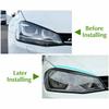 Car Headlamp Protection Sticker Headlight Cover Trimming Exterior Protection Sticker for VW Golf MK7 2013-2019