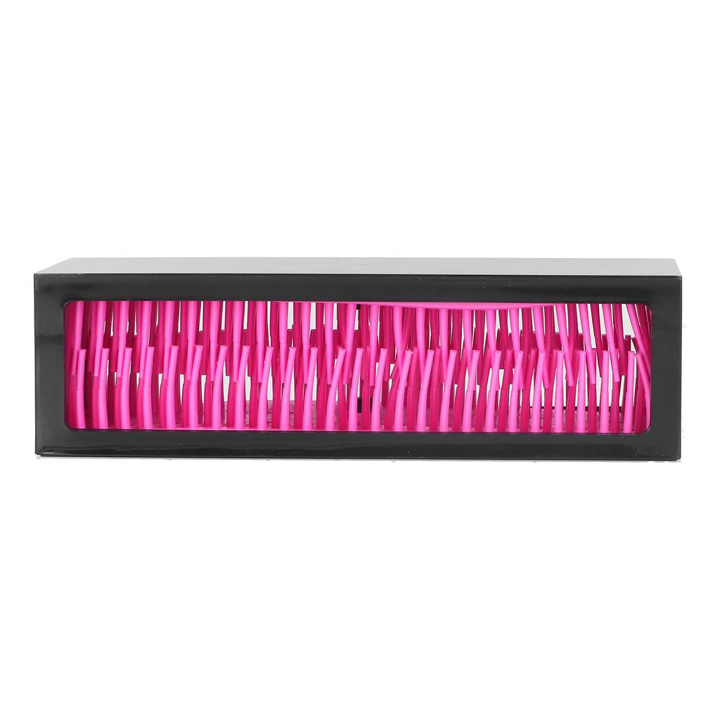 Desktop Storage Box Silicone Cosmetic Organizer Makeup Brush Holder Lipstick StandRose Red