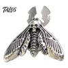 Heavy Metal Rock Festival Accessories Vintage Moth Button Covers, Gothic Skull Snap On Shirt Unique Cufflink Replacements for Men Cufflinks
