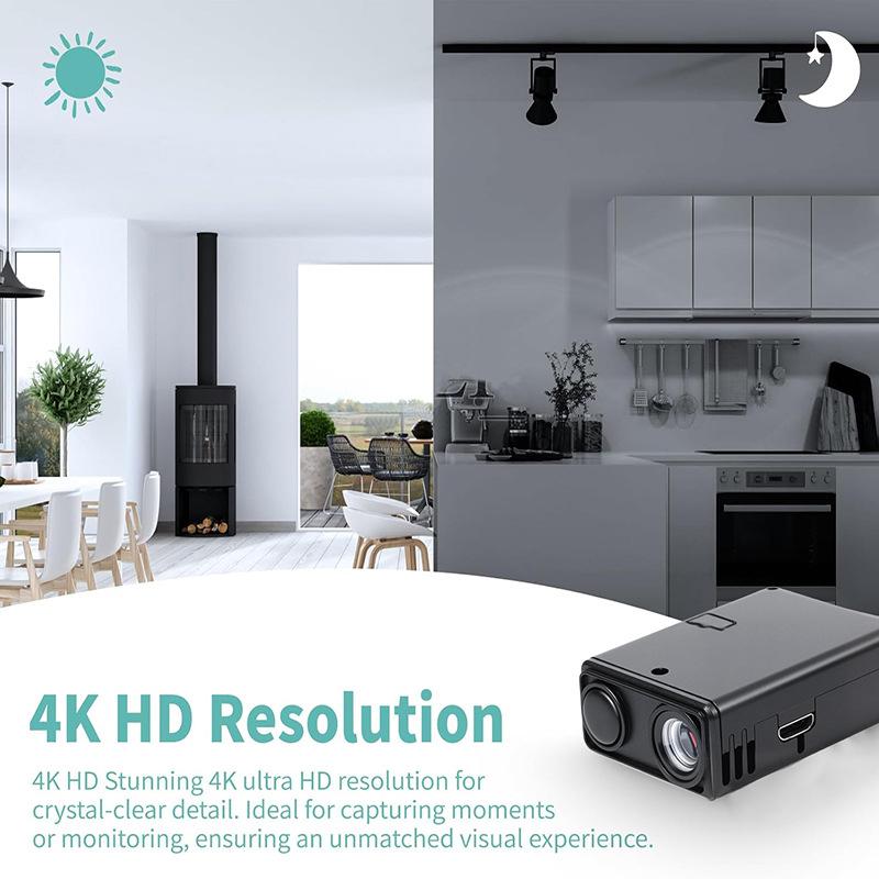 4K HD Wireless Security Camera WiFi Remote Motion Detection Cam for Baby Pet Home Daily Monitoring