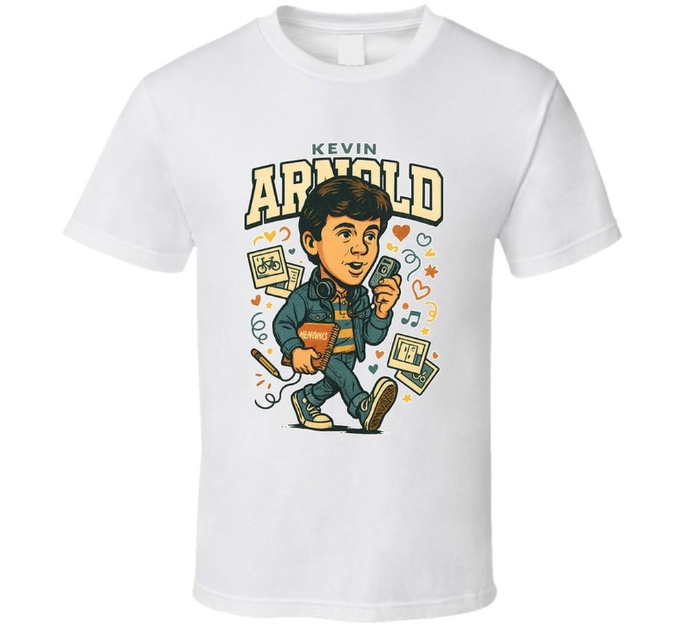 

Kevin Arnold The Wonder Years Caricature Retro Look Fan T Shirt 4XL
