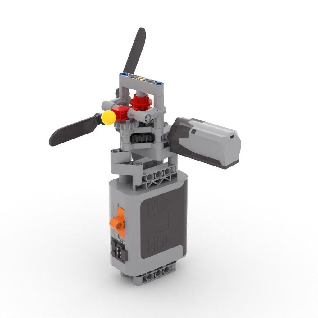 Moc Oscillating Fan Building Blocks Electric Fan Model Bricks With Shake Head Function Educational Toys For Student/Children
