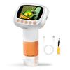 Kindermikroskop 1000X Tasche Handheld Digital Foto Video Mini Tragbar mit 2-Zoll-Bildschirm für die Wissenschaftliche Bildung