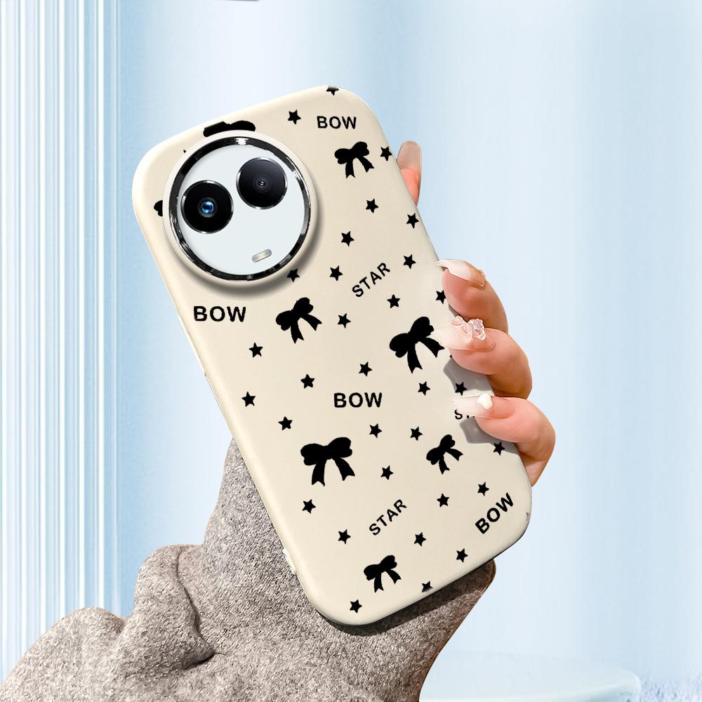 Solid Color Silver Edge Lens Fatty Casing Soft TPU Liquid Silicone Cover Shockproof Phone Case for OPPO Reno Realme OnePlus