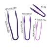3Pcs/Set Reusable Food Bread Clip Kitchen Food Tongs Plastic Salad Bacon Steak Clamp Ice Tongs Baking Tools Gadget