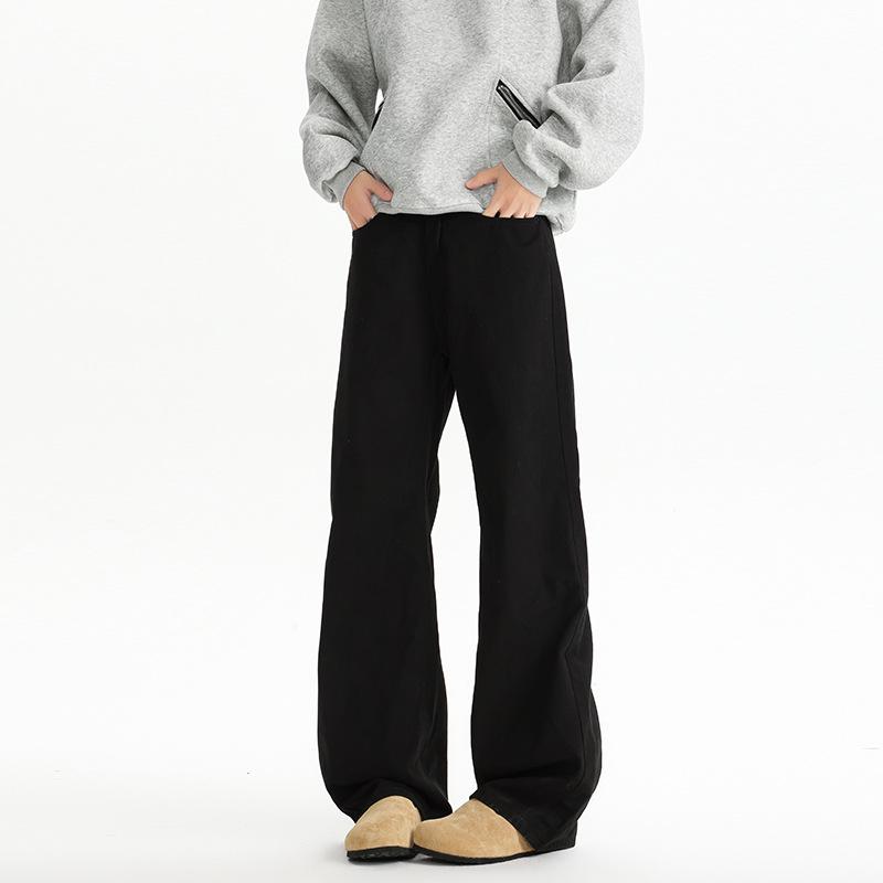 

LKTM Мужские брюки #2025 Весна Slim Прямые Белые Повседневные для Всех Полов M (110-125 lbs) чёрный