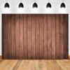 Wood Backdrop for Food Baby Portrait Photography Backdrops White Brown Wooden Board Plank Background for Party Decor Custom