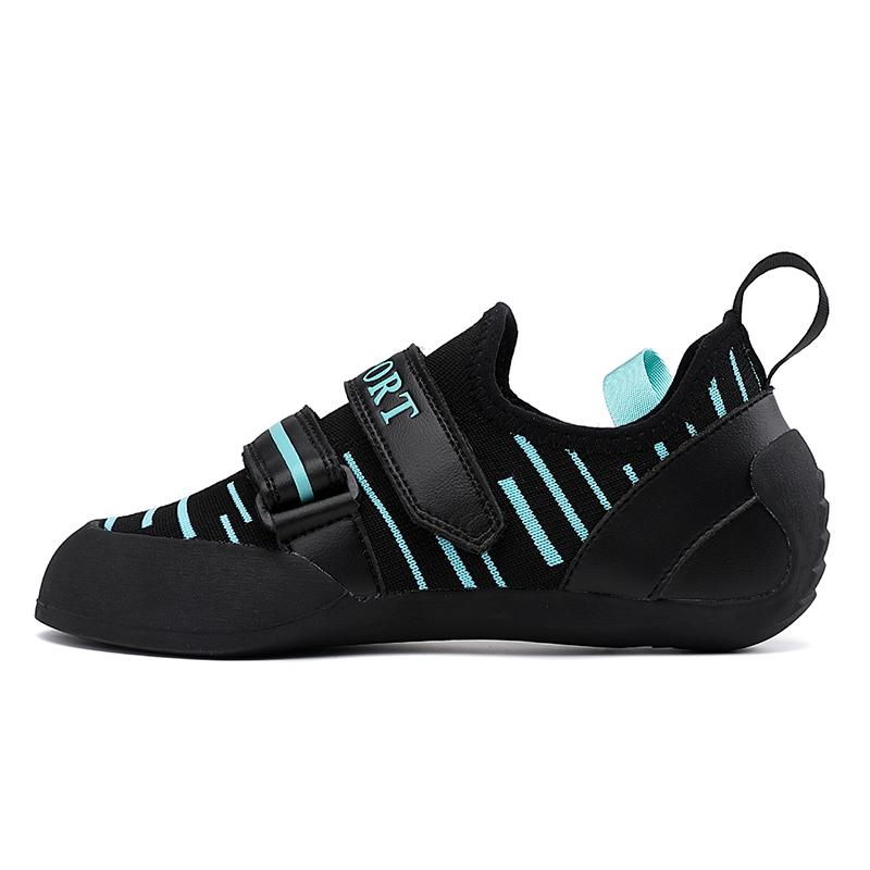 Outdoor children's climbing shoes indoor rock hugging shoes magic tape sports shoes comfortable rubber sole training shoes