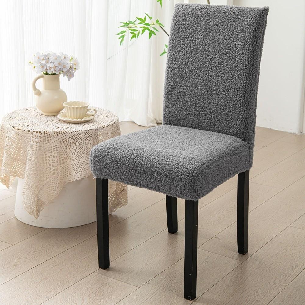 Elastic Stretch Stretch Seat Cover Thick Plush Chair Slipcover Washable Chair Protectors Hotel