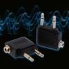 Set of 2pcs Aviation Headphone Adapter 3.5mm Port Aircraft Earphone Socket Conversion Adaptors Portable Converters