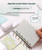 Kedeyou 9027 4mm Small Aperture Manual Three-Hole Punch for Loose-Leaf Handbooks