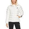 Adidas Contrast Color Brand Logo Print Three Stripes Detail Outdoor Quilted Lightweight Cotton Down Jacket Women Jacket White GT1713