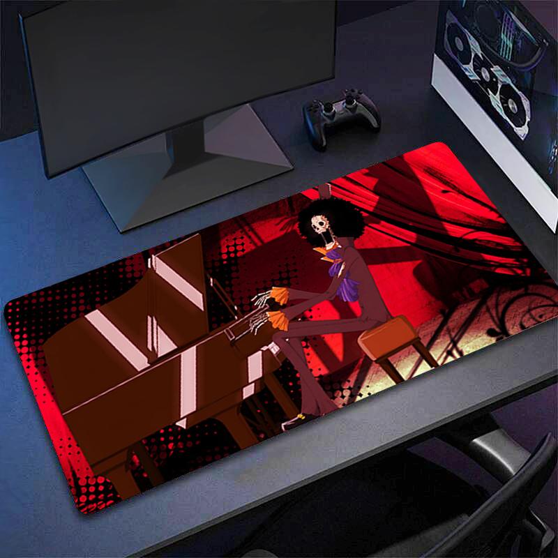 Mouse Pad One Piece Anime Notbook Gamer Large Keyboard Nonslip Rubber Computer Carpet Desk Mat Pc Gamer 90x40 Mousepad