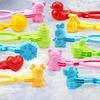 Cute Duck Shaped Rice Mold Maker Clip Children Outdoor Plastic Duck Rice Mold DIY Snowball Maker Sushi Mold With Handle