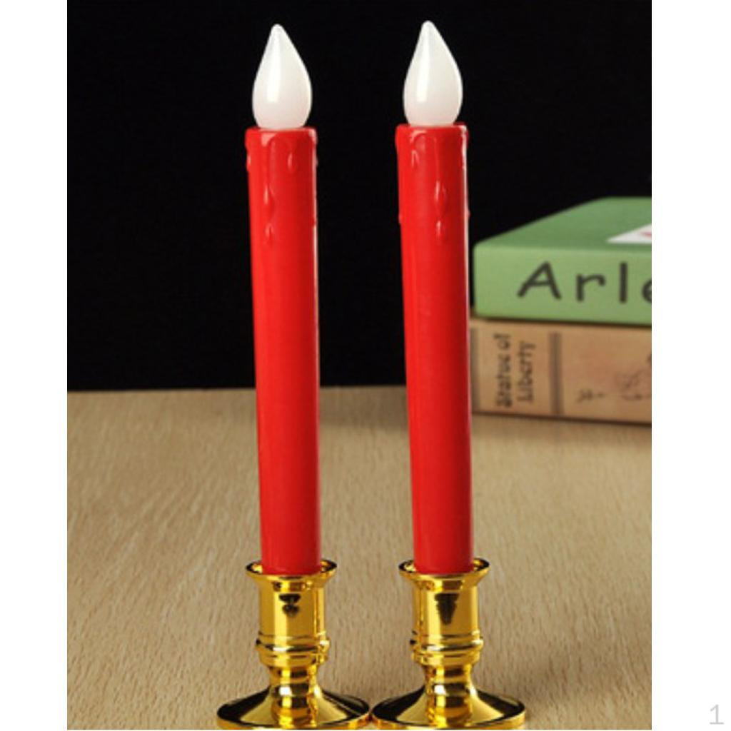 Candles Pillar Tea Light Church Stand Battery Operated