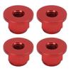 4Pcs RC Car Nuts M4 Aluminum Alloy 4mm Inner Diameter RC Car Accessory for 1   10 Remote Control VehicleRed
