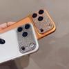 Hollow out Diamond Encrusted Lens Protector for iPhone 17Pro/17 Pro Max Phone Accessories