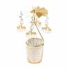 1pcs  Silver Gold Candlesticks Rotating Romantic Rotation  Carrousel Tea Light Candle Holder Dinner Wedding Bar Party
