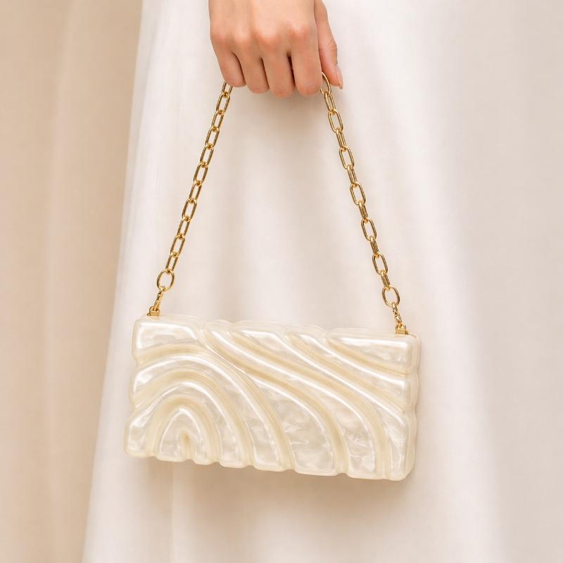 Clutch Fashion Evening Party Shoulder Handbag Shell New Wedding Acrylic Crossbody Bag Vip Luxury Women Trend Bags Designers