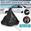 Car Pu Leather Gear Gaiter Gaitor Shift Collar Boot Dust Cover For Fiat 500 500c Panda 2003 - 2006 2007 2008 2009 2010 2011 2012