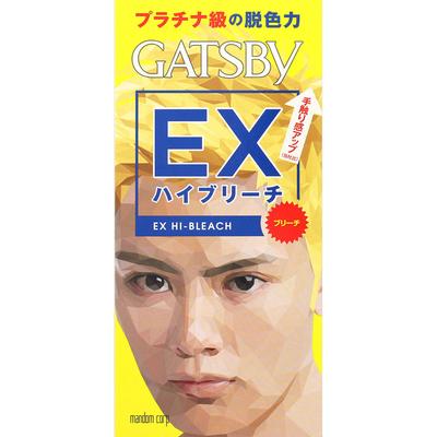 GATSBY EX High Bleach 18g, 70g, 35g (Quasi Drug) Black Hair Color for Men (Black) Black Hair Coloring <(1) Mix the Powder and Water. After Fixi
