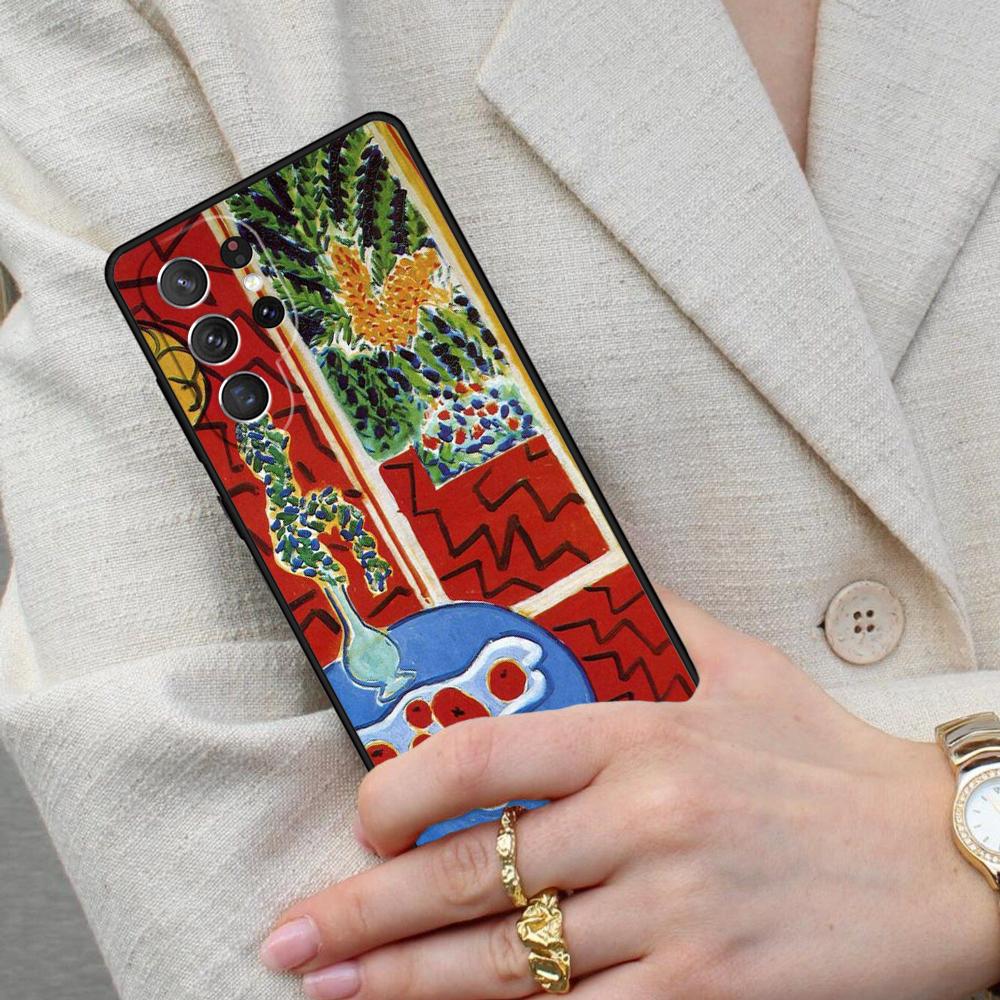 Henri Matisse Art Painting SOFT Cell Phone Case for Samsung Galaxy S26 Ultra S25 S24 S23 S22 S21 S20 Note10 Cover