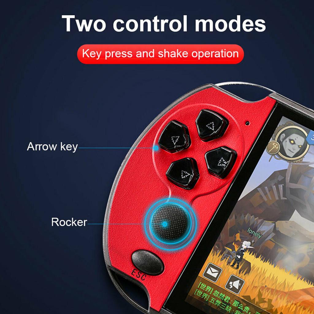 X7Plus Handheld Game Console 5.1Inch Screen Portable Audio Video Player Classic for Play Built-in 10000 Games Toys Conso