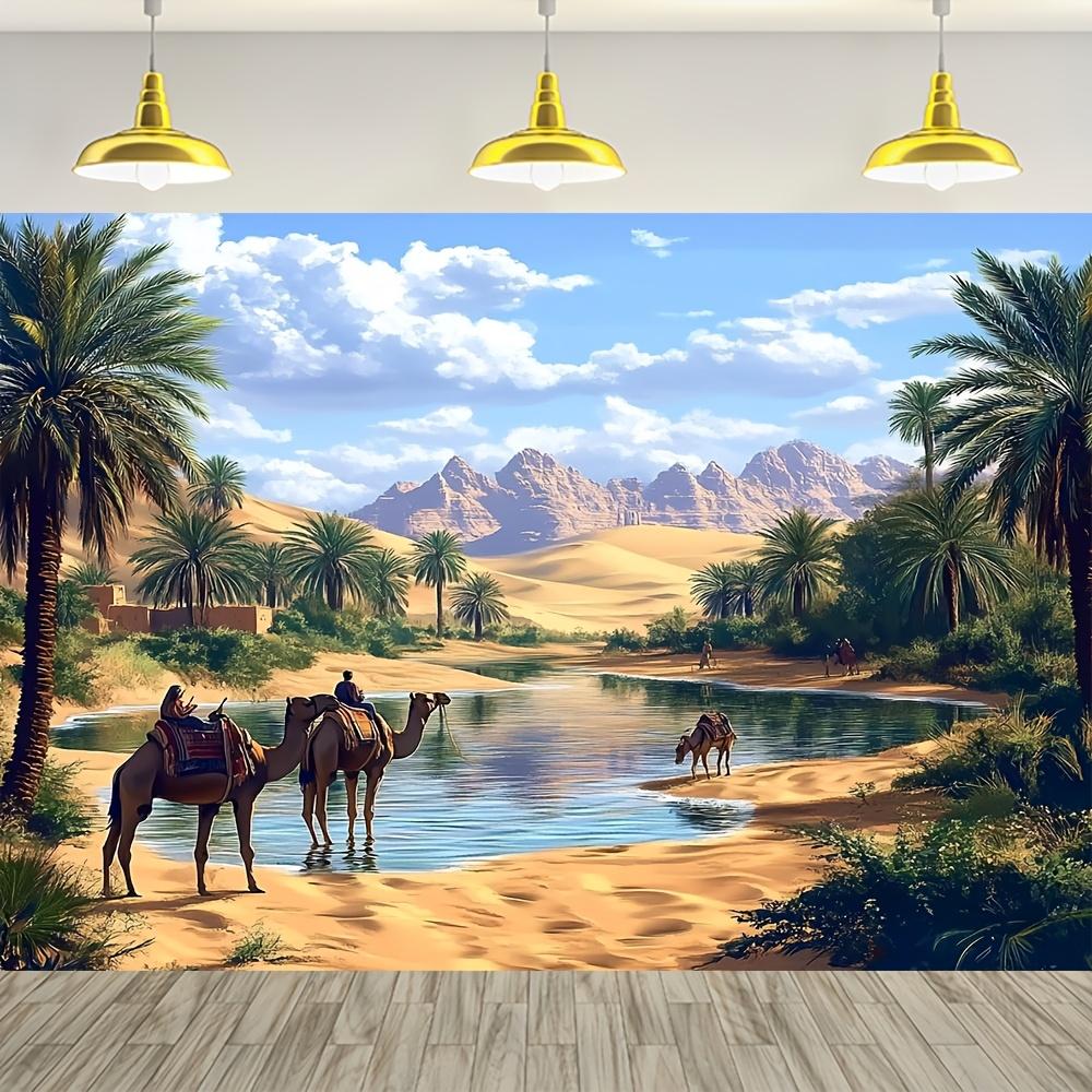 1 Moroccan night party banner - Festival event accessories | Moroccan theme | Decor banner, decoration for Arabic night party
