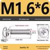 304 Stainless Steel Round Head Phillips Screw with Flat Washer (Sizes M3, M4, M5, M6)