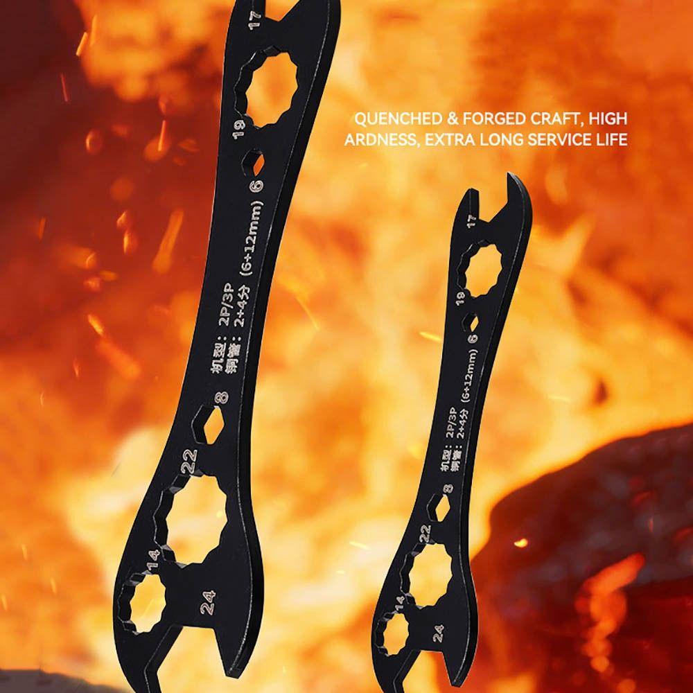 Multi-Functional Open End Wrench Alloy Steel Multifunctional Wrench Double-End Wrench