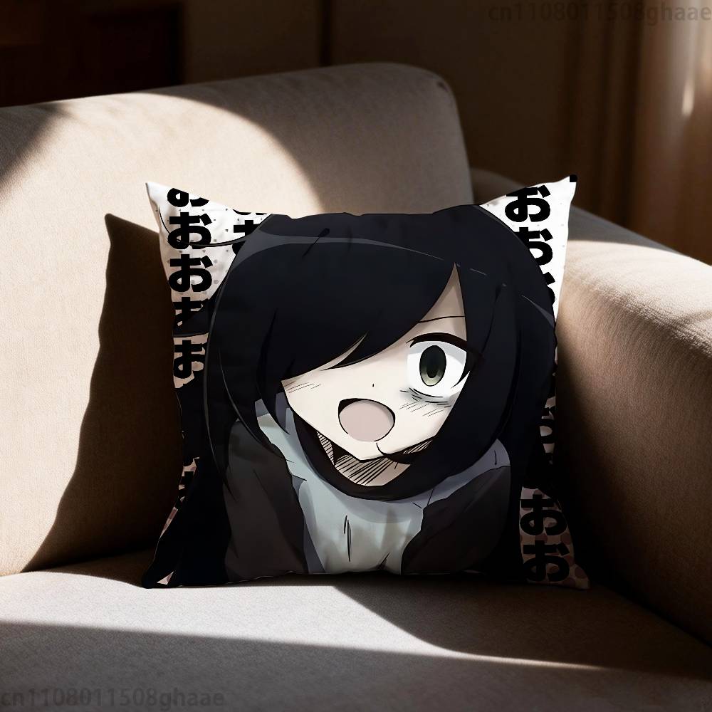 C-Character Tomoko Kuroki Pillowcase Casual Style Decoration, Suitable for Home Decoration (excluding Pillow Core)
