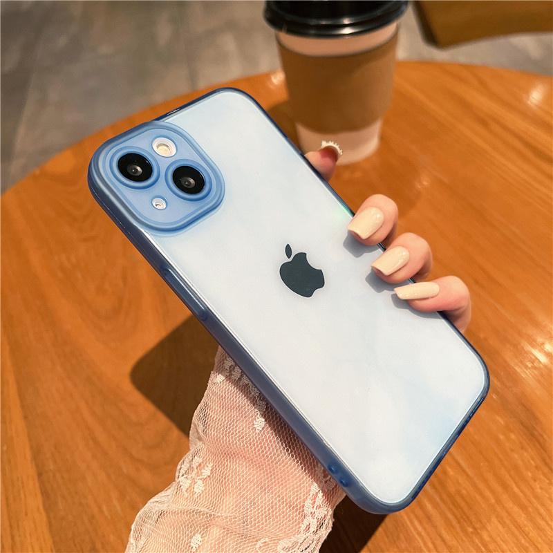 For Iphone 13pro Lens Protection Clear Phone Case For Iphone 13 Pro Max 12 11 Xs Max X Transparent Soft Bumper Back Cover Funda