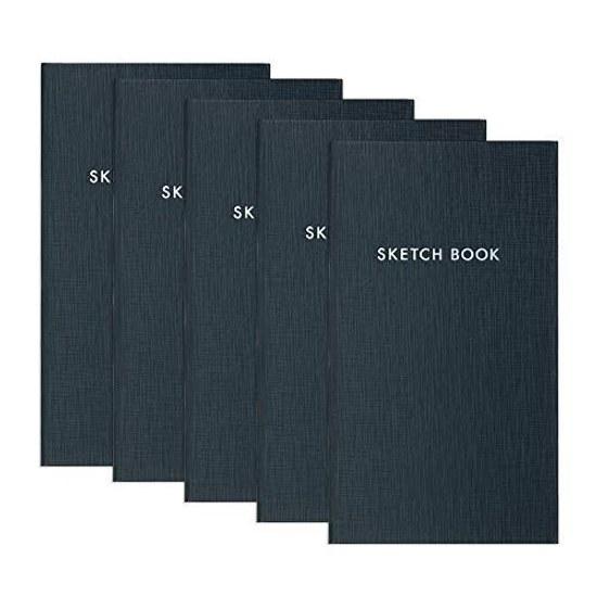 Kokuyo Notebook Field Sketch 3mm Grid Charcoal Black 5 Book Set Se-Y7DX5SET