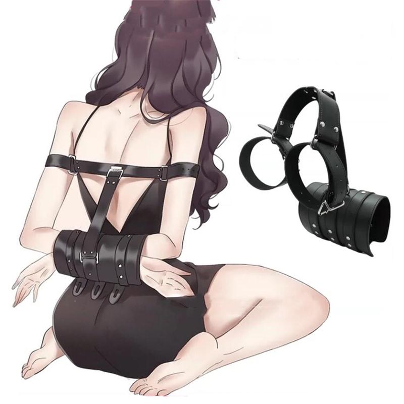 Bdsm Bondage Handcuffs Leather Adult Toys For Couples
