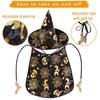 Funny Pumpkin Pet Halloween Costumes Cape Adjustable Soft Cats Cosplay Clothes Black Bat Halloween Dog Cloak Hat Dogs
