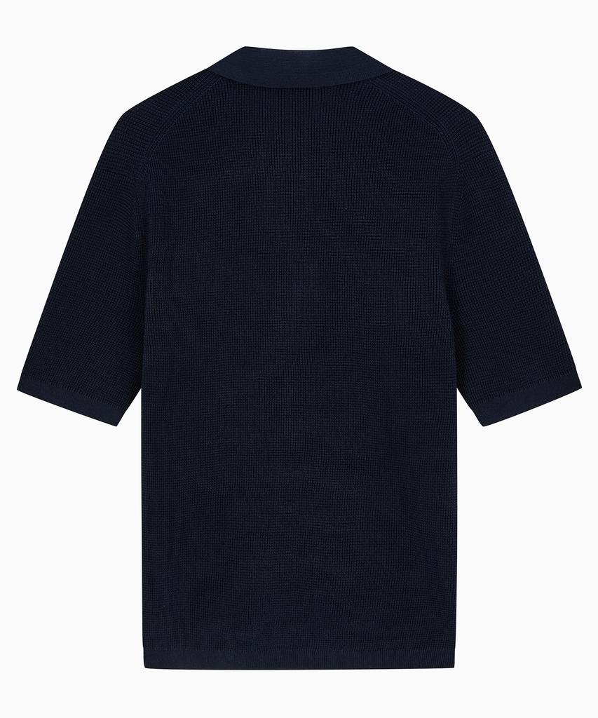 Kaelbinkeullainjin Cotton Waffle Polo Collar Sweater 4Rf316G Cef